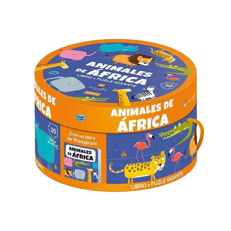 Animales de África. Rompecabeza + libro Animales de África. Rompecabeza + libro